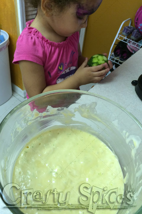 Madeleine Batter ready to be refrigerated
