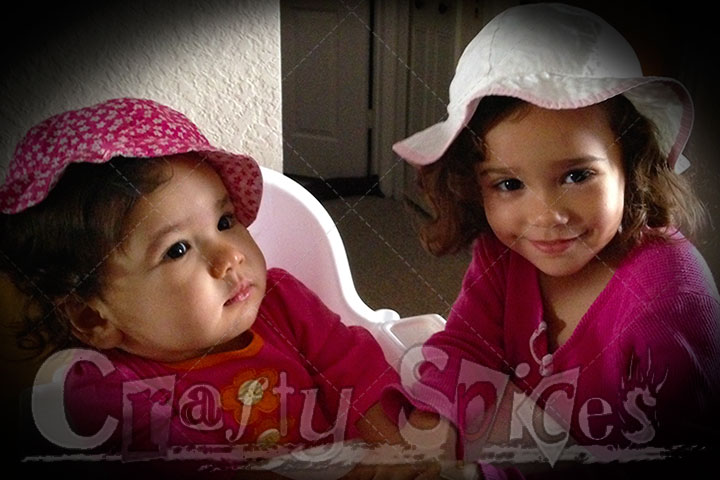 Kaylee with her big sister Kira Kaylee with her big sister Kira