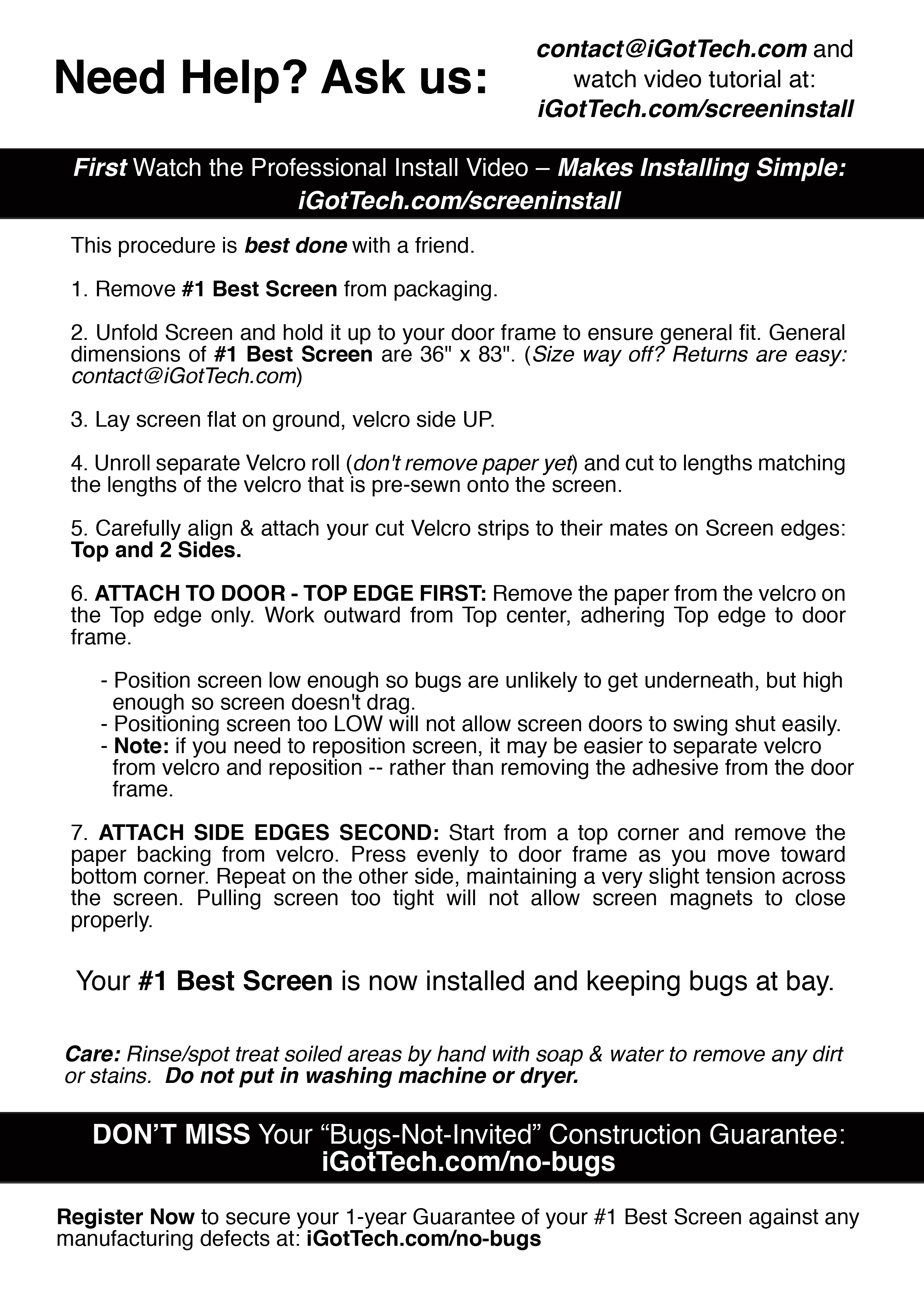 Magnetic Screen Door - iGotTech #magneticscreendoor Magnetic Screen Door - iGotTech #magneticscreendoor