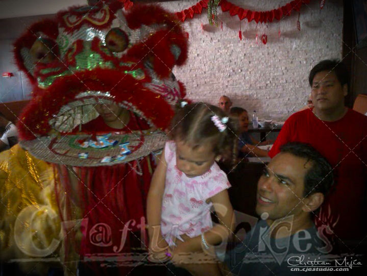 Celebrating the Chinise New Year.