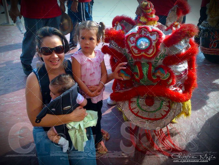 Celebrating the Chinise New Year.