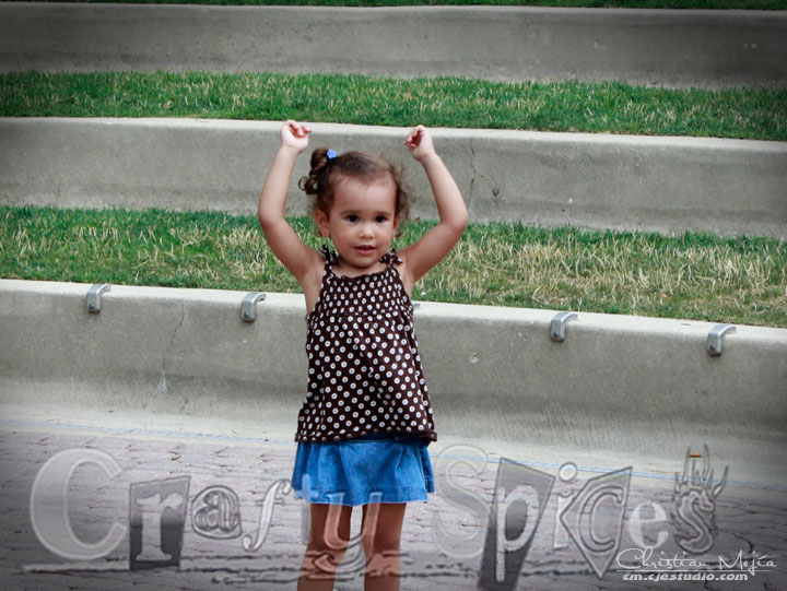 Kira, having fun. Kira, having fun.