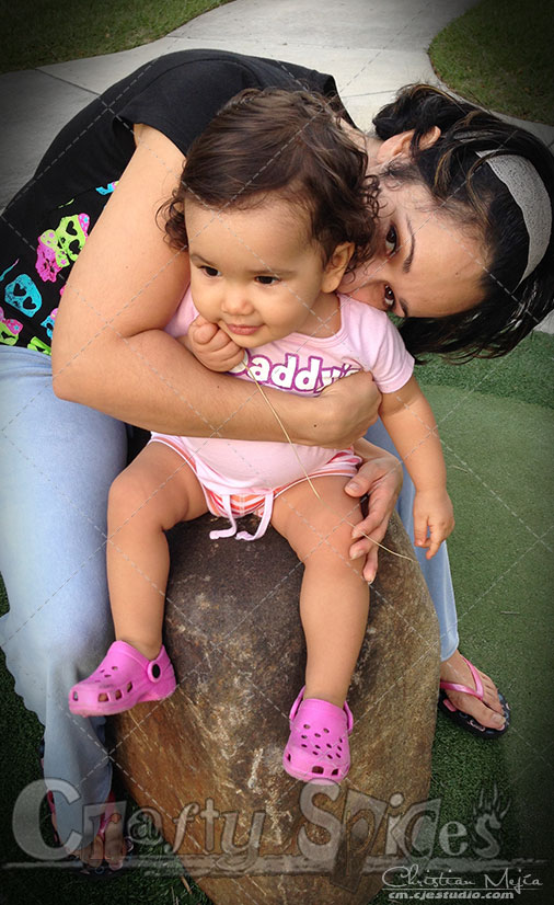 Kaylee and me at another rock Kaylee and me at another rock