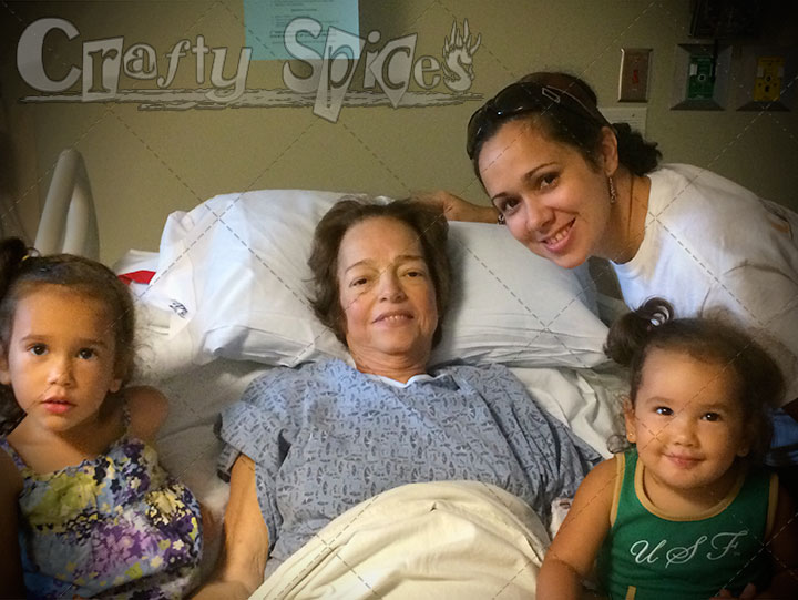 Mom, our 2 girls and me