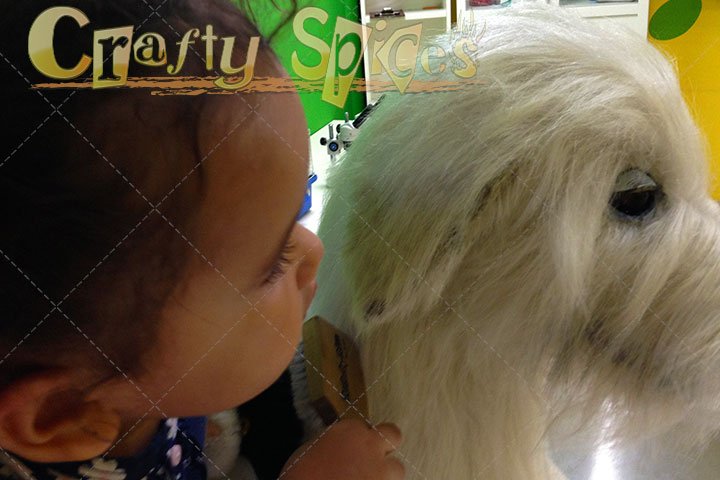 Kaylee with a real Dog Kaylee with a real Dog