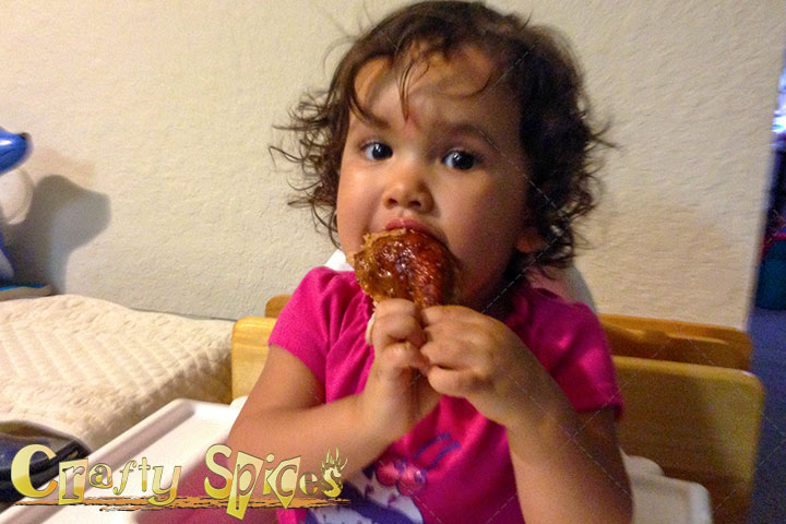 Kaylee eating Chicken Kaylee eating Chicken